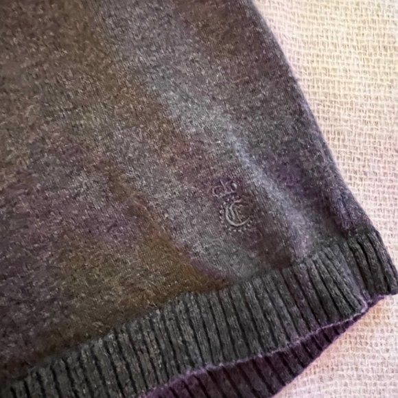 Simons / Contemporaine Fine-knit V-neck sweater vest Large Grey - Picture 4 of 4